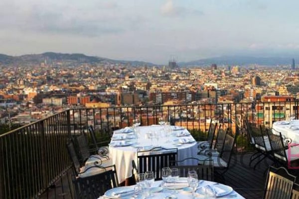 El Xalet de Montjuïc outdoor terrace