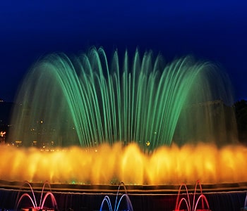 montjuic fountain image