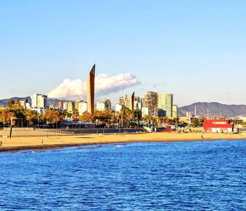 barcelona beaches image
