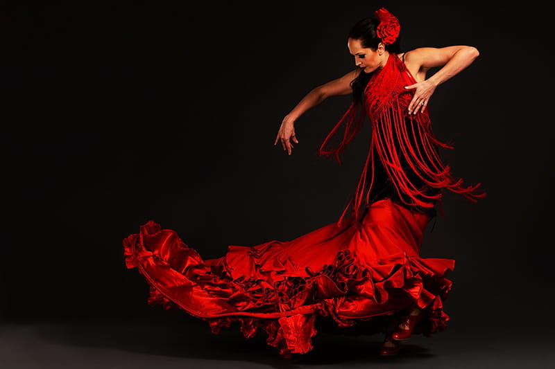 Flamenco dancers performing in Barcelona